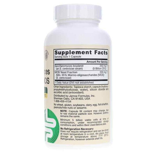 Saccharomyces Boulardii + MOS, JRF